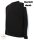 Unisex fekete kontrasztos ujjú oversized pulóver - S 