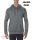 Unisex szürke kapucnis pulóver - 3XL