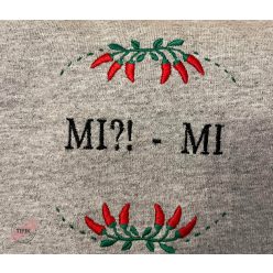 MI?! - MI - Férfi-L-szürke paprikás