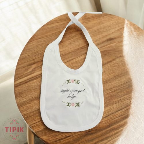 EGYEDI SZÖVEGŰ - hímzett előke