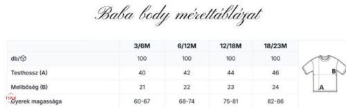 Törpe terrorista - hímzett baba body, 6/12 hónaposnak