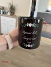Szarni bele, baszni rá! - HIBÁS fekete bögre