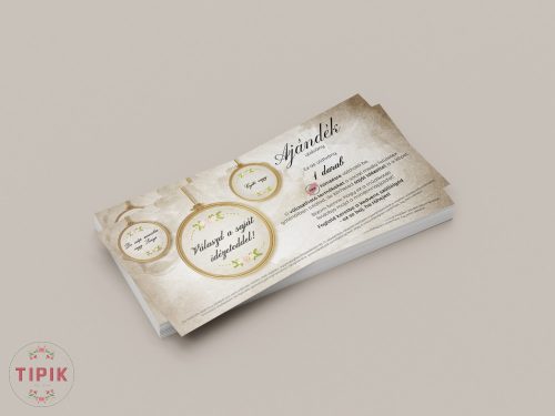 Ajándékutalvány - fali dísz