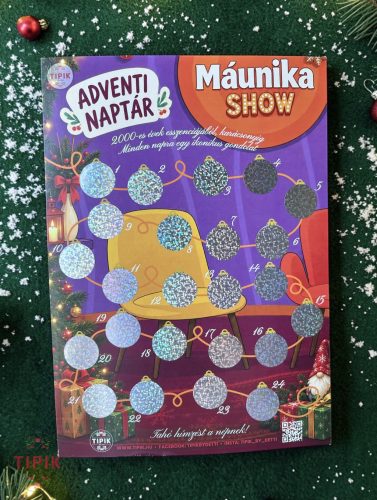 Mónika show kaparós adventi naptár