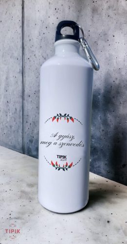 A gyász, meg a szenvedés  - fém kulacs