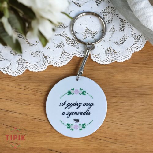 A gyász meg a szenvedés - kulcstartó