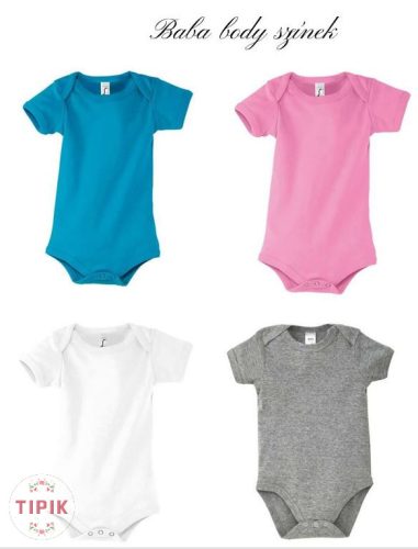 A világ nem tökéletes, de én az vagyok! - hímzett baba body