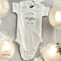 Az új főnök - hímzett baba body