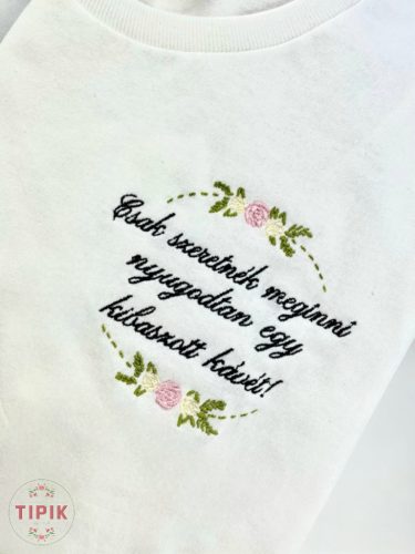 Csak szeretnék nyugodtan meginni egy kibaszott kávét! - póló