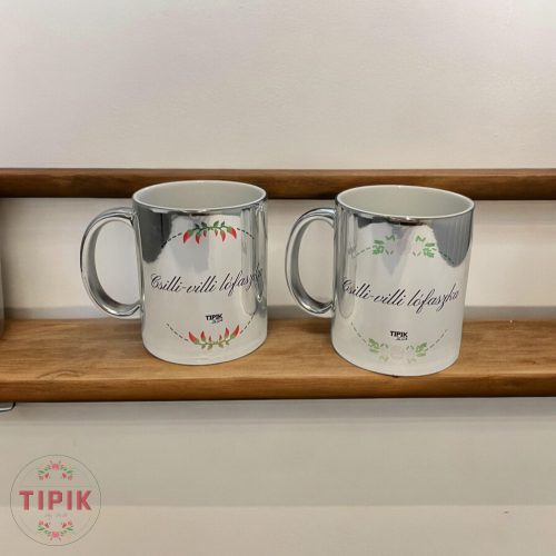 Csilli-villi lófaszka - tükörhatású bögre