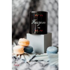 Faszom - fekete bögre