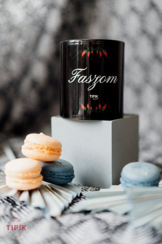 Faszom - fekete bögre