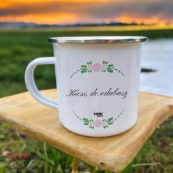 Kicsi, de odabasz - zománcozott fém bögre