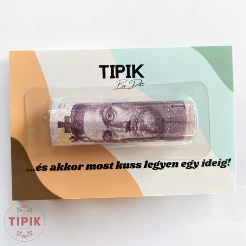 És akkor most kuss legyen - fiús vicces pénzátadó