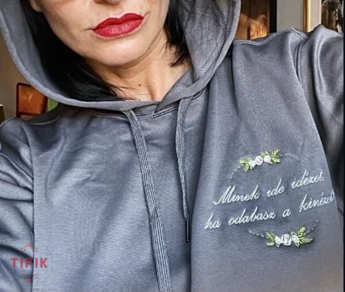 Minek ide idézet, ha odabasz a kinézet? - pulcsi