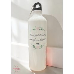 Parasztok között is maradj unikornis!  - fém kulacs