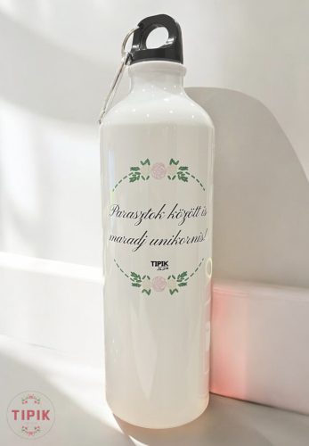 Parasztok között is maradj unikornis!  - fém kulacs