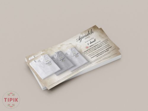 Ajándékutalvány - póló 