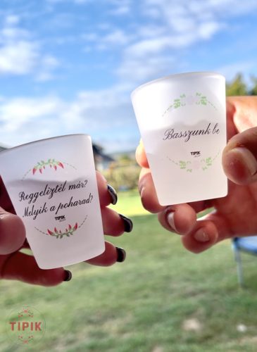 Reggeliztél már? Melyik a poharad? - pálinkás pohár