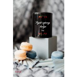 EGYEDI SZÖVEGŰ - egyedi feketi bögre