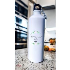 EGYEDI SZÖVEGŰ - fém kulacs