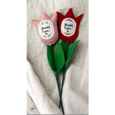 Szerelmes PIROS tahó tulipán